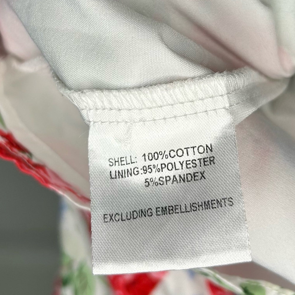 Hello Molly Bahama Lover White Floral Romper Playsuit Size XS US 2 Boho Summer - Picture 5 of 9